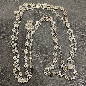 Stella & Dot Silver Layered Necklace